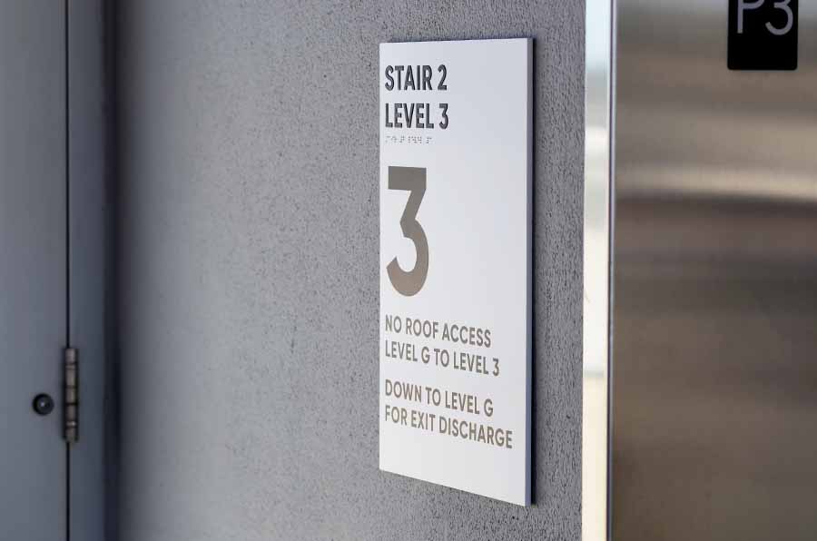 Legacy Place Floor Level Signage