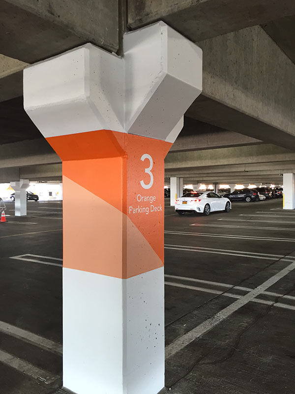 Roosevelt Field Mall Parking Garage Columns