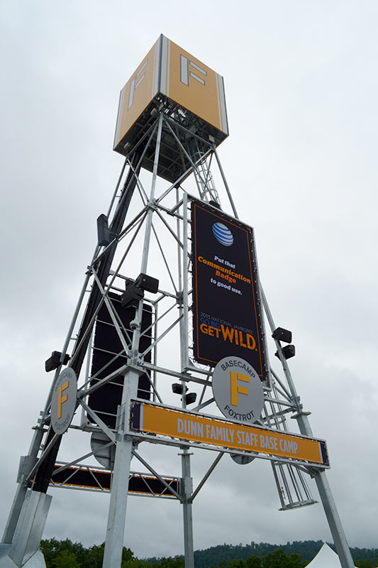 Summit Bechtel Reserve Tower Signage