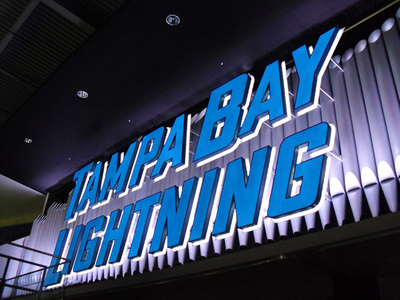Tampa Bay Lightning Large Organ Signage