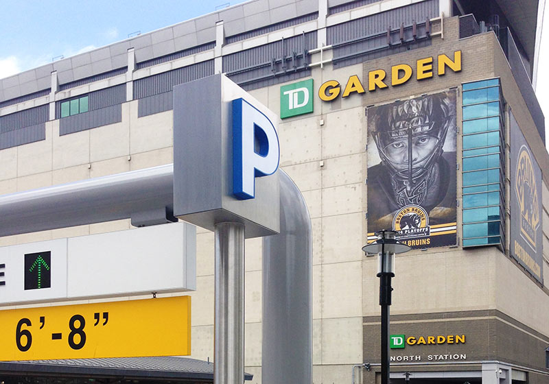 TD Garden Parking & Signage